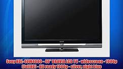 Sony KDL-40W4000 - 40 BRAVIA LCD TV - widescreen - 1080p (FullHD) - HD ready 1080p - silver