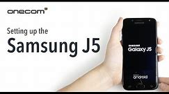 Setting up the Samsung J5
