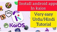 how to install android app in kaios | install android app in jazz digit,