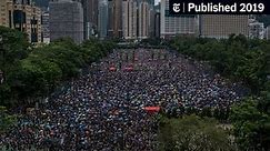 Hong Kong Protesters Defy Police Ban in Show of Strength After Tumult