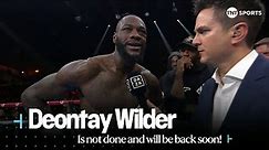 "TIMING WAS OFF” 😳 | Deontay Wilder says he's not done and will be back soon after Parker defeat 🥊