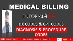 Diagnosis codes (DX) & Procedure codes(CPT) MEDICAL CODING / Basic Medical billing / Basic RCMs/