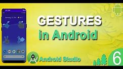 ✅How to add Scroll Gestures in Android | Swipe, Double Tap Gestures in android | Gestures in Android