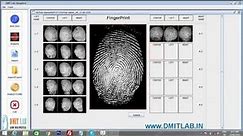 DMIT Software Training, Fingerprint Scanning, DMIT Lab India