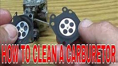 Cleaning The Carburetor On Craftsman 40CC 18 Inch Cut Chainsaw