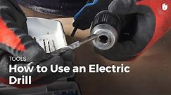 How to Use an Electric Drill | DIY Projects
