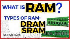 What is RAM and TYPES || DRAM & SRAM - اردو / हिंदी