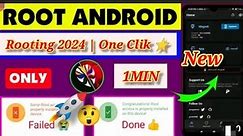 How To Root Android 11 12 10 9 8🖤 Rooting 2024 | One Clik ⭐ Mkteasysu Github |