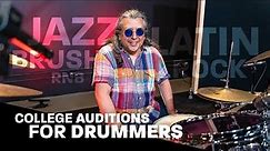 Various Styles For College Drum Auditions, by Al Velasquez (Lesson 1 of 4)