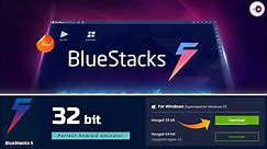 How To Download & Install BlueStacks 5 32 bit Android Emulator.
