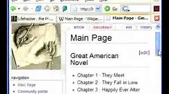 Add and edit pages with Media Wiki