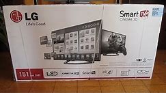 LG 60LA620S 60" Full HD Cinema 3D Smart LED TV | Unboxing & Test