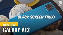 Samsung Galaxy A12 Black screen or frozen screen fixed- Black screen of death fix