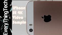 iPhone SE - 4K Video test