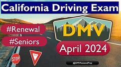 DMV Renewal Test for Seniors 2024 in California Ep 6