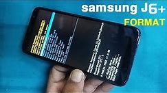 Samsung Galaxy J6 Plus , j6+ hard reset key