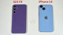Samsung Galaxy S23 FE vs Apple iPhone 14 Speed Test and Camera Comparison