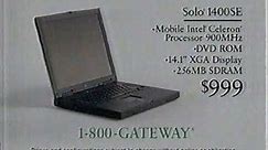 Gateway Solo 1400SE Notebook Commercial 2002