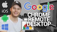 Control your PC with your Phone 😲 Chrome Remote Desktop how to setup guide