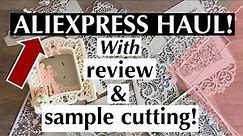 ALIEXPRESS METAL DIE HAUL! || With review and sample cutting! Part 2