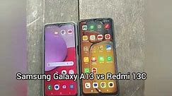 Samsung Galaxy A13 vs Redmi C13 Videos Comparisons