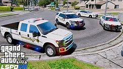 GTA 5 LSPDFR Police Patrol #687 Ford F-350 Super Duty Sheriff Truck