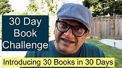 Ep 367 | 30 Day Book Challenge | Introducing 30 Books in 30 Days