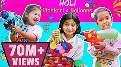 Pretend Play Holi Pichkari, Balloons, Color & Gadgets | ToyStars