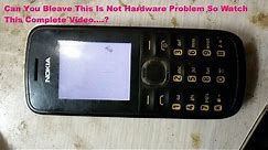 how to repair nokia white display problem solution/Nokia 110+112+113+114+105 display white Repair