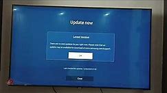 Samsung Tizen Smart TV : How to Download and Install Software Update | Update Samsung TV Software