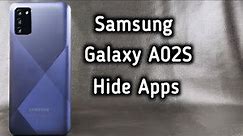 How To Hide Apps Samsung Galaxy A02S |