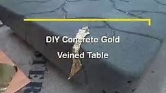 Amazing Creation - Technique diy concrete gold veined table diy crafts - video Dailymotion