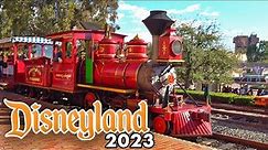 Disneyland Railroad 2023 - Disneyland Rides [4K POV]