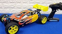 HSP Buggy 94166 Nitro 1/10 4WD Unboxing Super Test Two Speed Gas Powered RC Off-Road RTR Cras