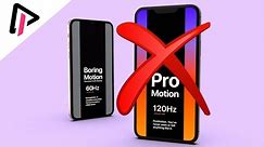 Why the iPhone 12 lineup doesn't have Pro Motion displays (120Hz or 90Hz) | Refresh rates explained