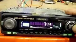 How to- Set a pioneer car stereo clock time