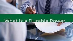 What is a Durable POA for Financial Matters?