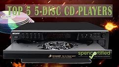 Top 5 Best 5-Disc CD Players | Compact Disc Carousel Auto Changer for Home Stereo