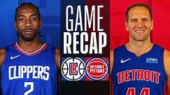 Game Recap: Clippers 136, Pistons 125