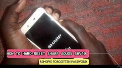How to hard reset Sharp Aquos SHV40