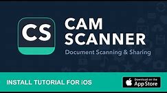 How To Install and Use CamScanner on iOS