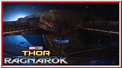 Statek Thanosa oraz Arcymistrz w scenach po napisach | Thor: Ragnarok (2017)