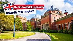 The first redbrick university - Walk Tour of the University of Birmingham [4K]