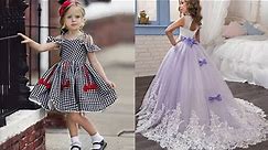 7 Детские платья с Алиэкспресс 2021 Aliexpress Children's dresses Модная Детская одежда из Китая