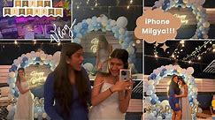 BIRTHDAY PAR IPHONE GIFT!!!🥹🩵✨|Aradhya Singh|