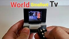 World smallest tv ! (It actually works! )
