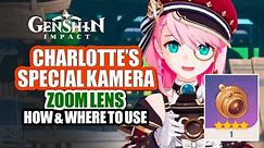 Special Analysis Zoom Lens Guide (Where & How To Use ) | Charlotte Kamera Passive | Genshin Impact