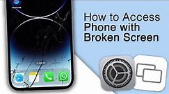 How to Access your iPhone with Broken Screen!