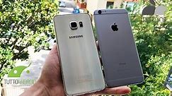 Samsung Galaxy S6 Edge+ vs iPhone 6s Plus in italiano da TuttoAndroid.net