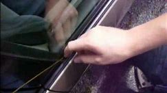 How To Unlock A Car Door With An Hanger !!